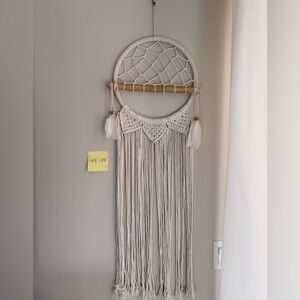 Macrame Dreamcatcher Wall Hanging